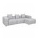 SOFA MODULAR RECLINABLE DERECHO SERATTA GRIS  -3-